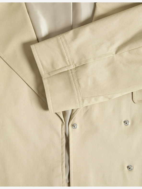 Marks & Spencer Marks & Spencer magas pamuttartalmú rövid trencsekk törtfehér