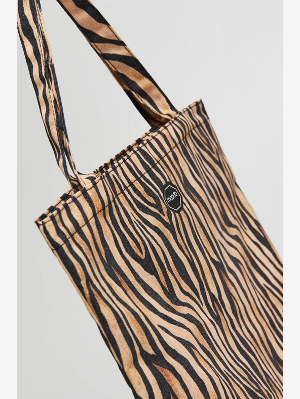 Moodo Fehér és barna színű női Moodo mintás táska