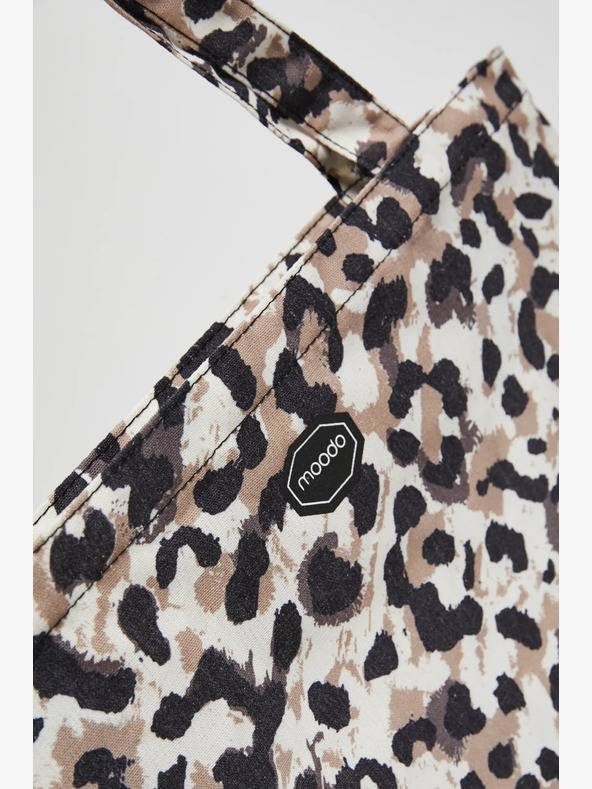 Moodo Moodo fehér és bézs színű női mintás táska