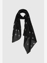 Moodo Fekete női pöttyös sál Moodo