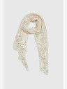 Moodo Krémszínű női mintás sál Moodo
