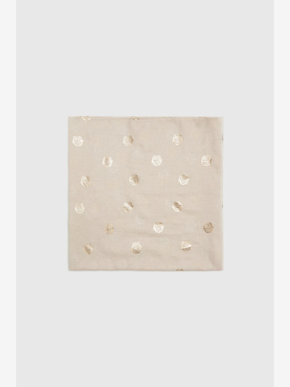 Moodo Bézs színű női pöttyös sál Moodo