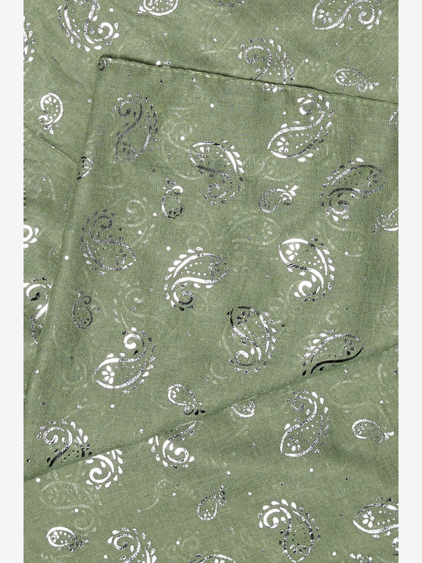 Moodo Zöld női mintás sál Moodo