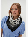 Moodo Fehér és fekete női mintás sál Moodo