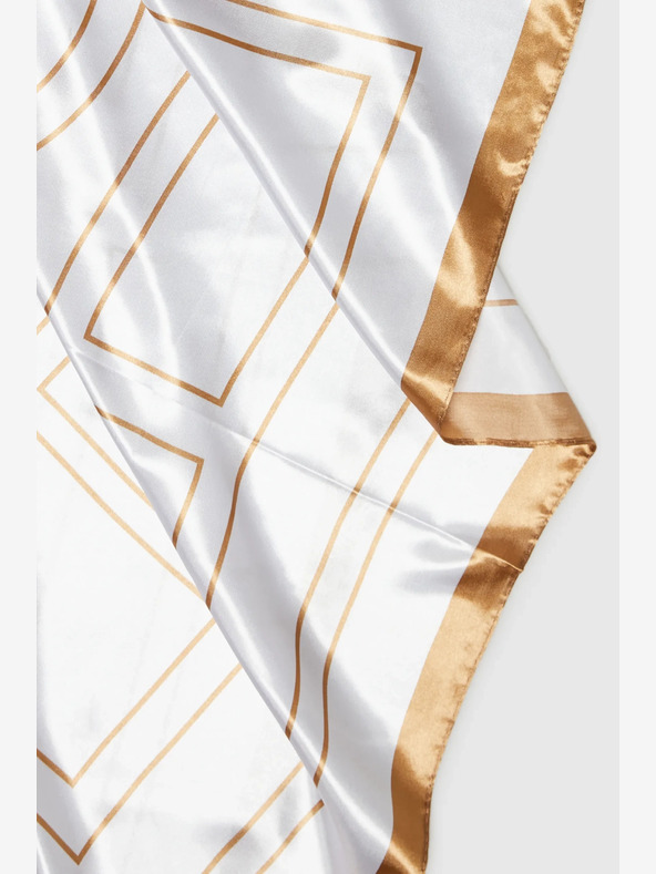 Moodo Fehér női mintás sál Moodo