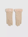 Moodo Moodo Bézs női kesztyű