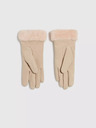 Moodo Moodo Bézs női kesztyű