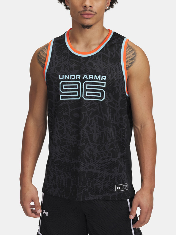 Under Armour Férfi atlétatrikó Under Armour Zone Pro Mesh Tank Printed
