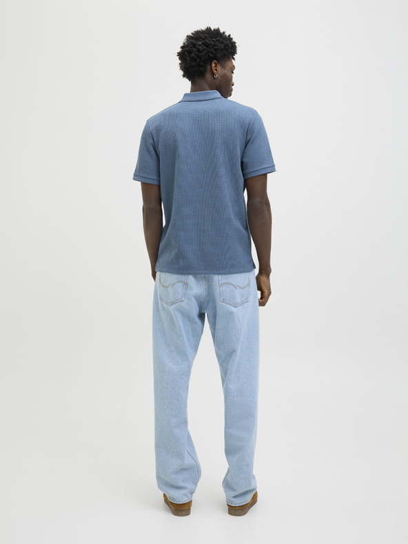 Jack & Jones Jack & Jones kék férfi póló póló