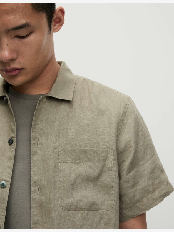 Marks & Spencer Tiszta vászon póló Marks & Spencer barna