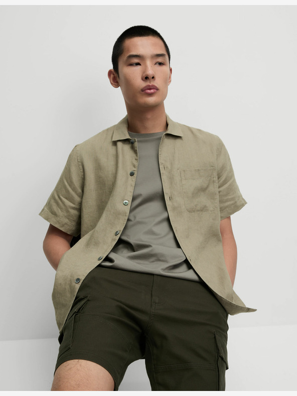 Marks & Spencer Tiszta vászon póló Marks & Spencer barna