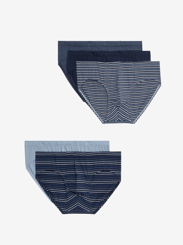 Marks & Spencer Cool & Fresh™ technológiával készült, tiszta pamutból készült overall, 5 csomagban Marks & Spencer tengerészkék