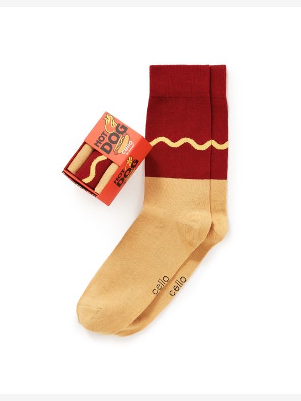 Celio Hotdog zokni ajándékcsomag egy méret Celio