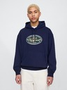 GAP Oversize pulóver logóval Americana GAP