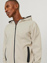 Jack & Jones Jack & Jones férfi bézs színű kapucnis pulóver