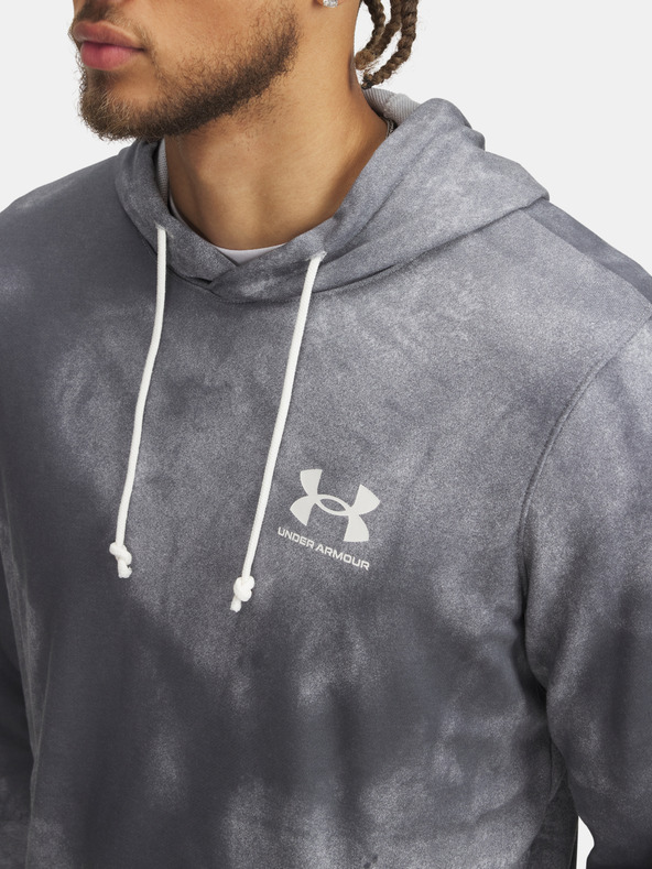Under Armour Férfi felső Under Armour UA Rival Terry AOP Hood Q1