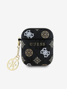 Guess Guess PU 4G Peony Charm tok AirPods 1/2-hez Fekete