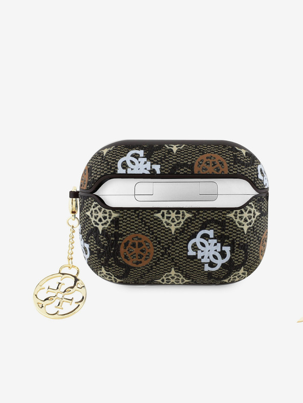 Guess Guess PU 4G bazsarózsa bájos tok AirPods 3 készülékhez Barna