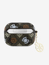 Guess Guess PU 4G Peony Charm tok AirPods Pro 2 készülékhez Barna