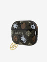 Guess Guess PU 4G Peony Charm tok AirPods Pro 2 készülékhez Barna