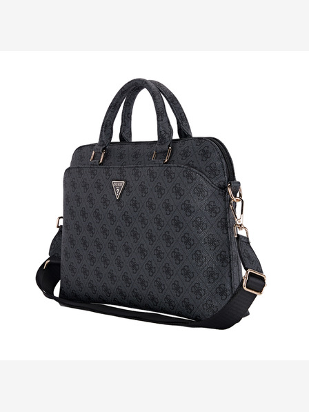 Guess PU 4G Triangle Logo Taška na Notebook 15/16" Black Telefontok