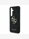 Guess PU 4G Metal Logo Zadní Kryt pro Samsung Galaxy S25+ Grey Telefontok