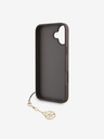 Guess Guess 4G Charm hátlap iPhone 16-hoz Tone on Tone Barna