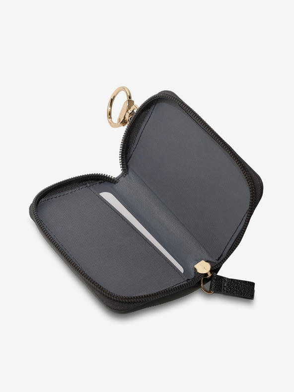 Guess Guess PU 4G Script logós kulcstartó fekete