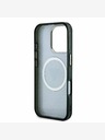 Guess Guess IML 4G csillogó és háromszög logóval ellátott MagSafe hátlap iPhone 16 Pro Max-hoz Fekete