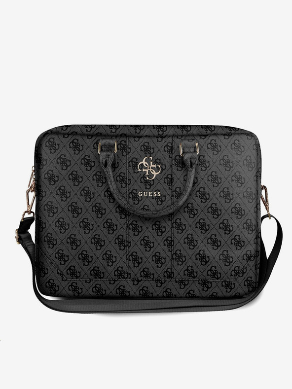 Guess Guess PU 4G fém logós notebook táska 15/16 szürke"