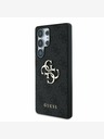 Guess PU 4G Metal Logo Zadní Kryt pro Samsung Galaxy S25 Ultra Grey Telefontok