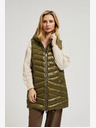 Moodo Zöld steppelt, cipzáras mellény Moodo