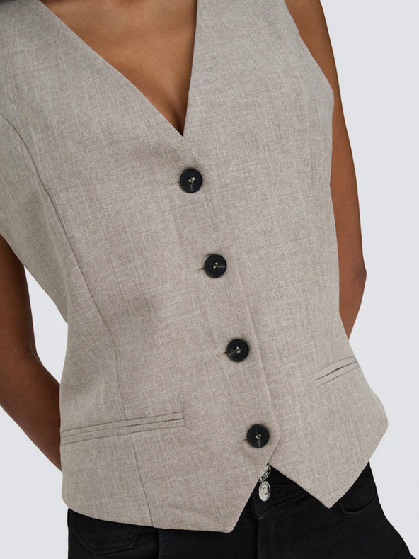 ONLY Barna női mellény ONLY