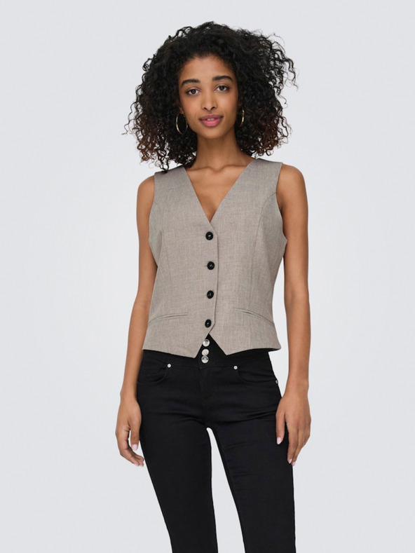 ONLY Barna női mellény ONLY