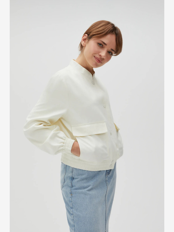 Moodo Fehér női kabát Moodo