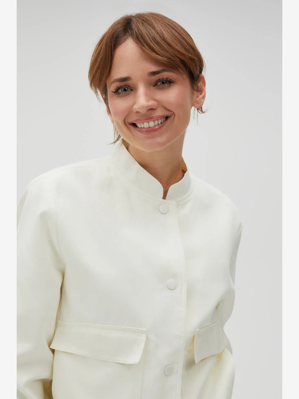 Moodo Fehér női kabát Moodo