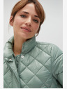 Moodo Zöld női steppelt kabát Moodo