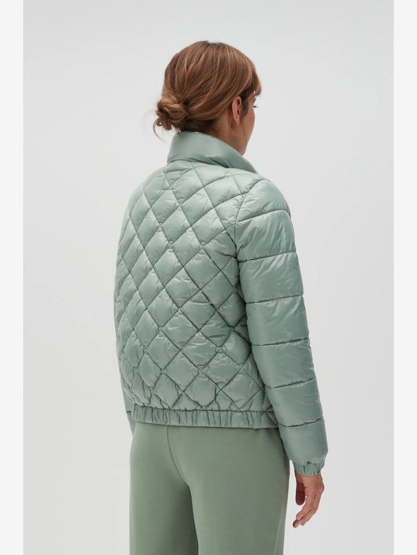 Moodo Zöld női steppelt kabát Moodo