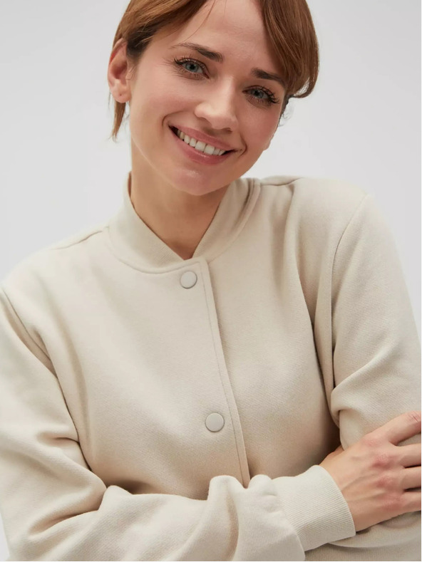 Moodo Moodo Bézs női bomber