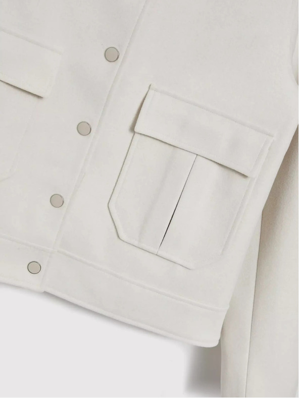 Moodo Krémszínű női pólódzseki Moodo