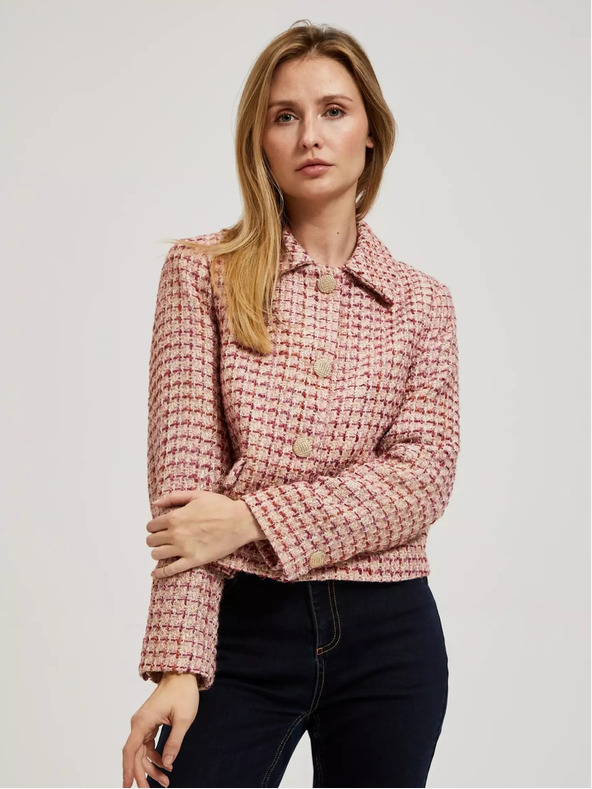 Moodo Rózsaszín női kabát Moodo