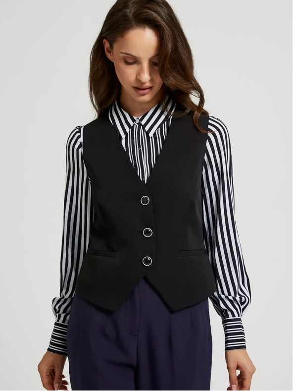 Moodo Fekete női mellény Moodo