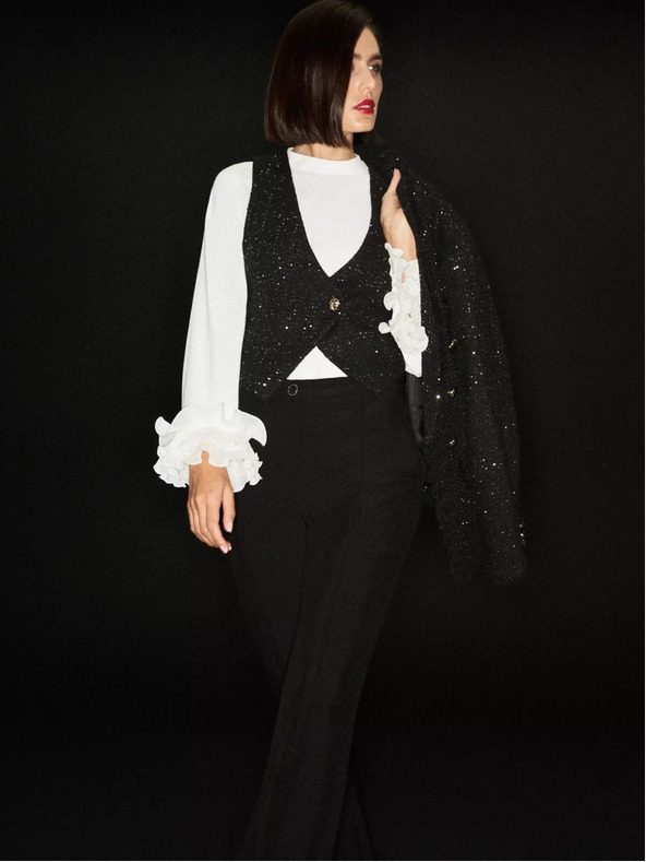 Moodo Fekete női mellény Moodo