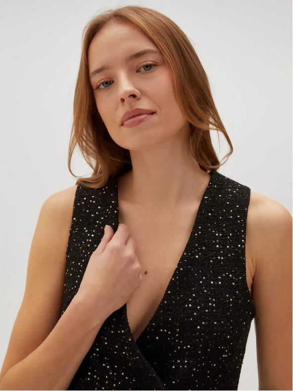 Moodo Fekete női mellény Moodo