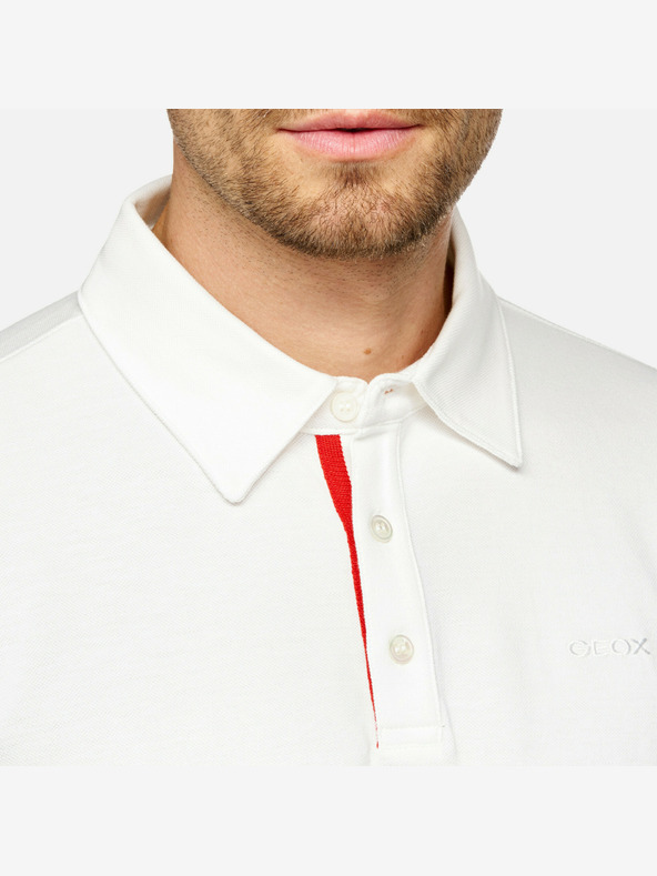 Geox Fehér Férfi Poloshirt Geox