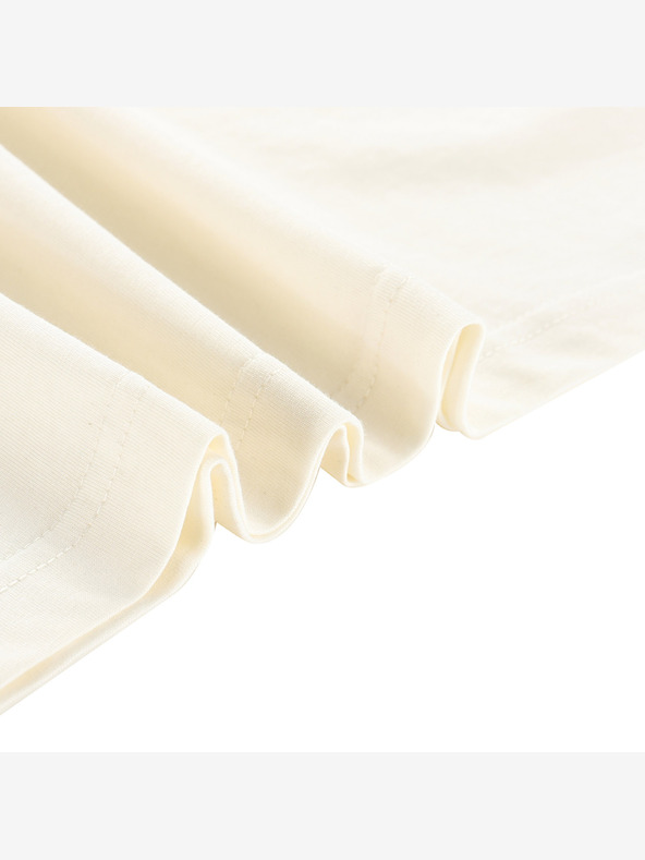 ALPINE PRO Férfi bio pamut póló ALPINE PRO TERMESA 2 krémszínű változat pb