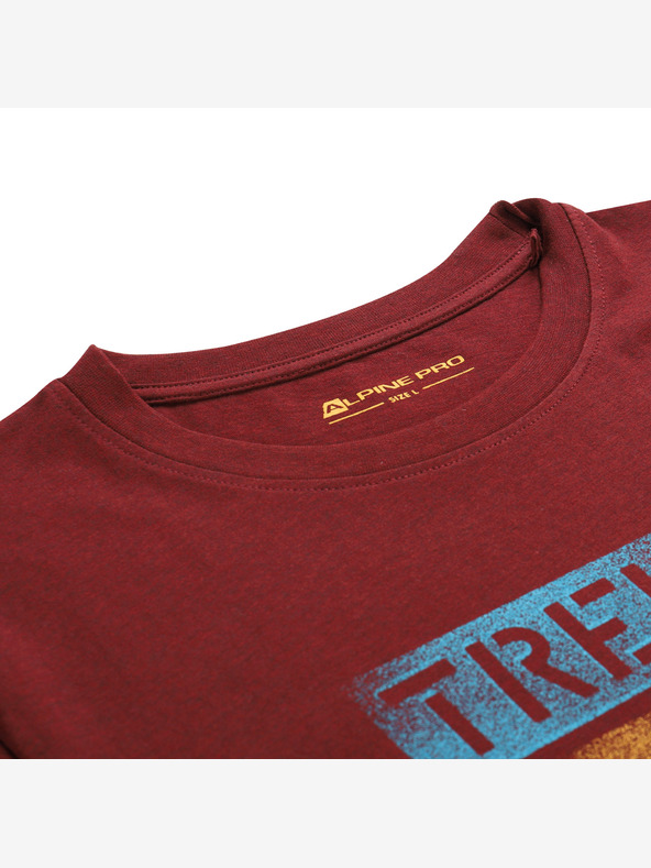 ALPINE PRO Férfi gyorsan száradó póló cool dry ALPINE PRO BOLEN 2 merlot változat pb