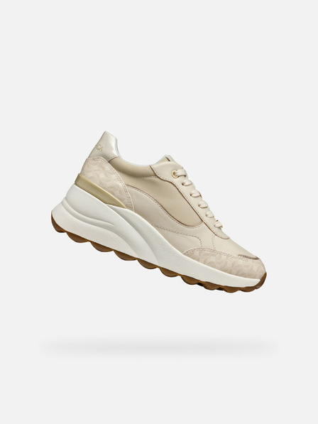 Geox Krémszínű női Geox Spherica EC13 tornacipő