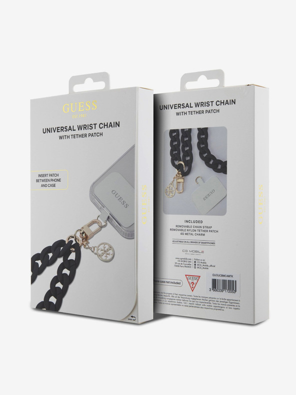 Guess Guess univerzális 4G Charm kézpánt fekete
