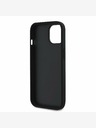 Guess Guess PU szemcsés 4G fém logós hátlap iPhone 15 készülékhez Fekete